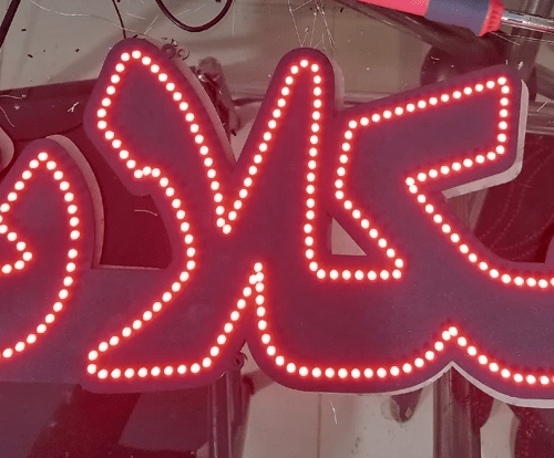 تابلو ال ای دی شکلات