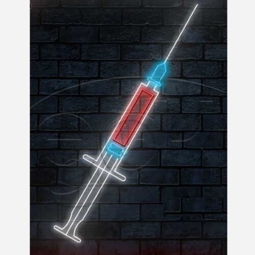 تابلو نئون فلکسی پزشکی یا آمپول یا سرم کد 17087 (اقساطی)