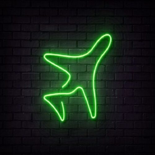 تابلو نئون فلکسی هواپیما کد 17340 (اقساطی)