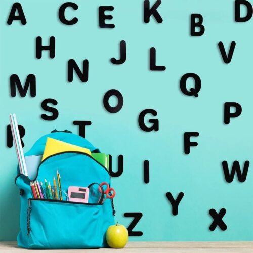 استیکر چوبی مدل حروف الفبای انگلیسی بسته 26 عددی (e-60)(e-s14)  (اقساطی)
