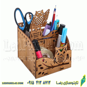 جامدادی استند مدل جغد چوبی جامدادی رو میزی  کد 404 -تابلو سازی رضا (پس کرایه)