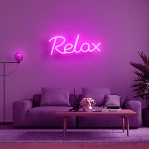 تابلو نئون فلکسی ریلکس relax
