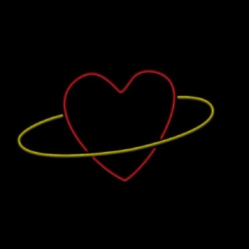 تابلو نئون فلکسی قلب سیاره ای کد 17232 (اقساطی)