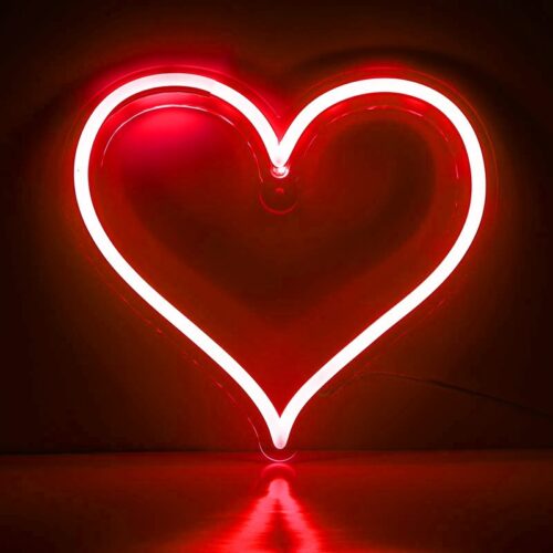 تابلو نئون فلکسی طرح قلب کد 17350 (اقساطی)