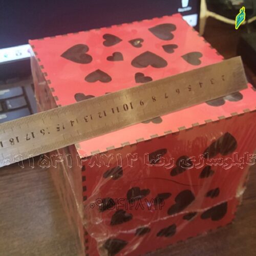 جعبه یا باکس قلبی هدیه یلدا تولد روز دانشجو نامزدی کد743  (اقساطی)