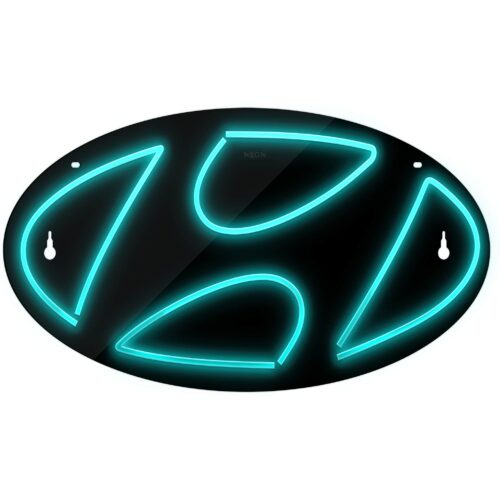 تابلو نئون فلکسی آرم هیوندای کد 17519 (اقساطی)