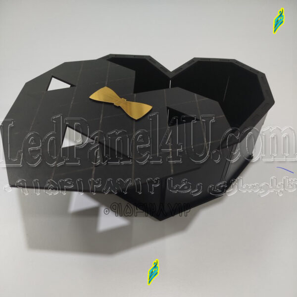 دانلود طرح آماده لیزر باکس یا جعبه قلبی شکل مردونه کد 2031 - Image 3