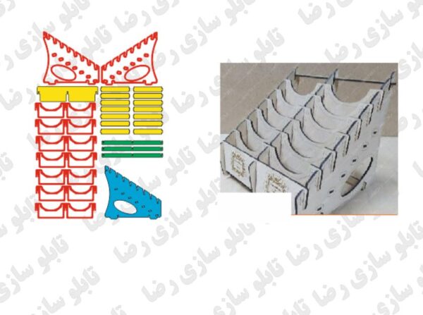 دانلود طرح آماده لیزر استند ادویه کد 2003 - Image 2
