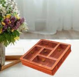 دانلود طرح آماده لیزر باکس یا جعبه یا استند یا تی بگ تنقلات 5 خانه کد 2061