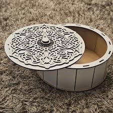 دانلود طرح آماده لیزر باکس یا جعبه جا شکلاتی یا جعبه شکلات  کد 2035