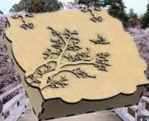 دانلود طرح آماده لیزر باکس یا جعبه یا استند کادویی یا جواهرات کد 2055 - Image 3