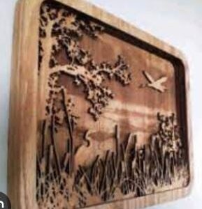 دانلود طرح آماده لیزر تابلو سه بعدی کد 2084