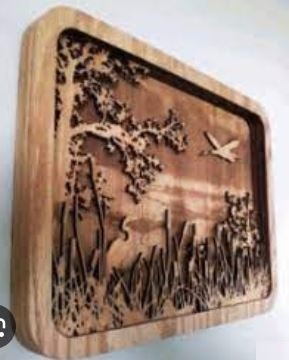 دانلود طرح آماده لیزر تابلو سه بعدی کد 2084