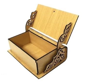 دانلود طرح آماده لیزر باکس یا جعبه درب دار کد 2042